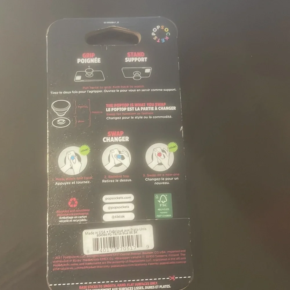 TikTok popsocket NIB